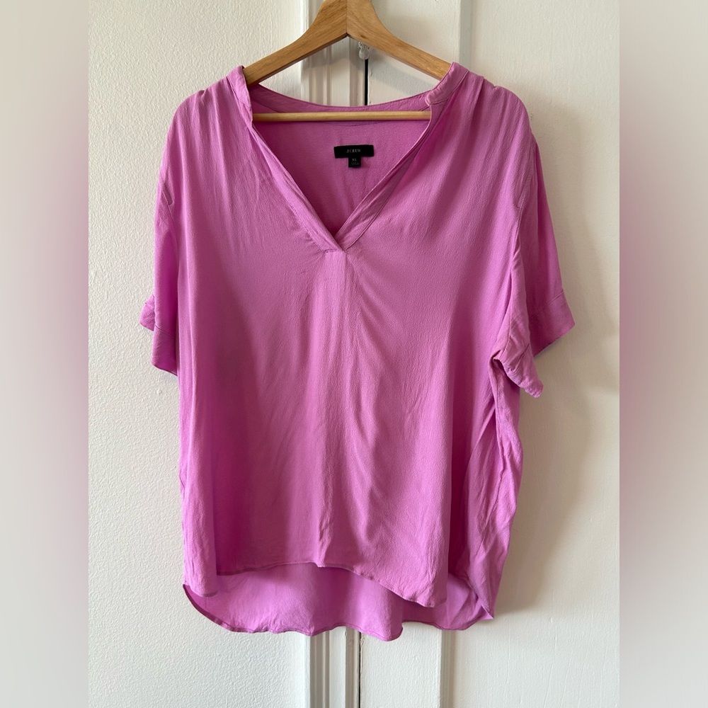 XL J.Crew popover in lavender